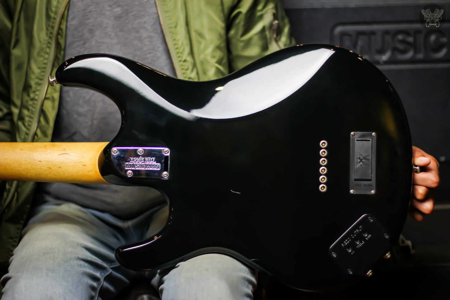 2012 MUSICMAN SILHOUETTE SPECIAL HSS HARDTAIL PIEZO w EBMM HARDCASE MADE IN USA (USED)