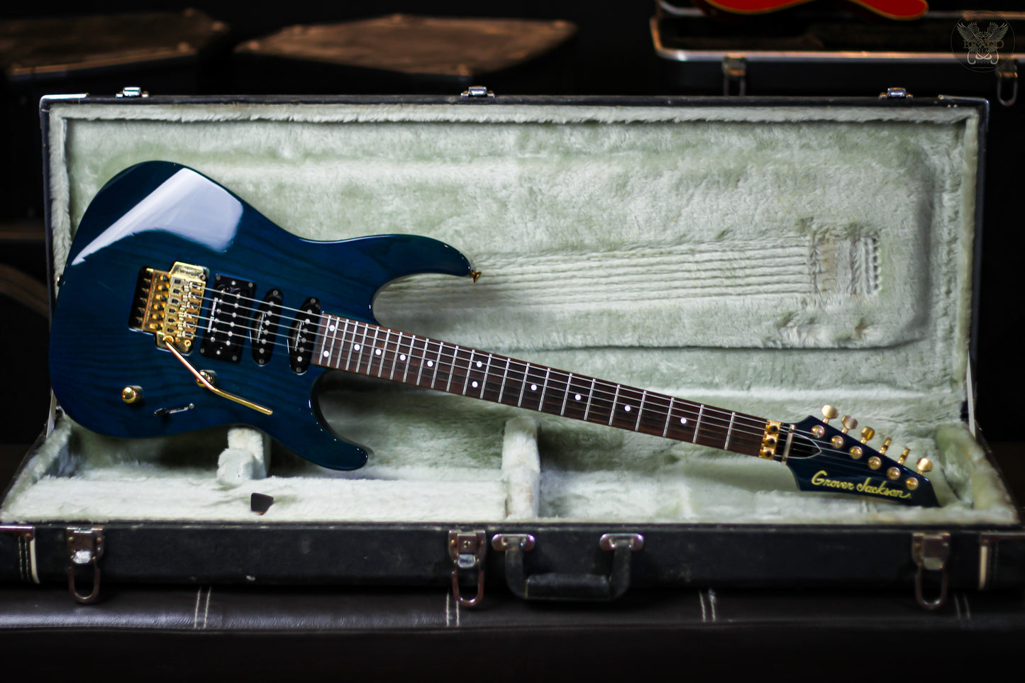 **RARE** 1990 GROVER JACKSON SOLOIST SSH TRANS BLUE MADE IN JAPAN (USED)