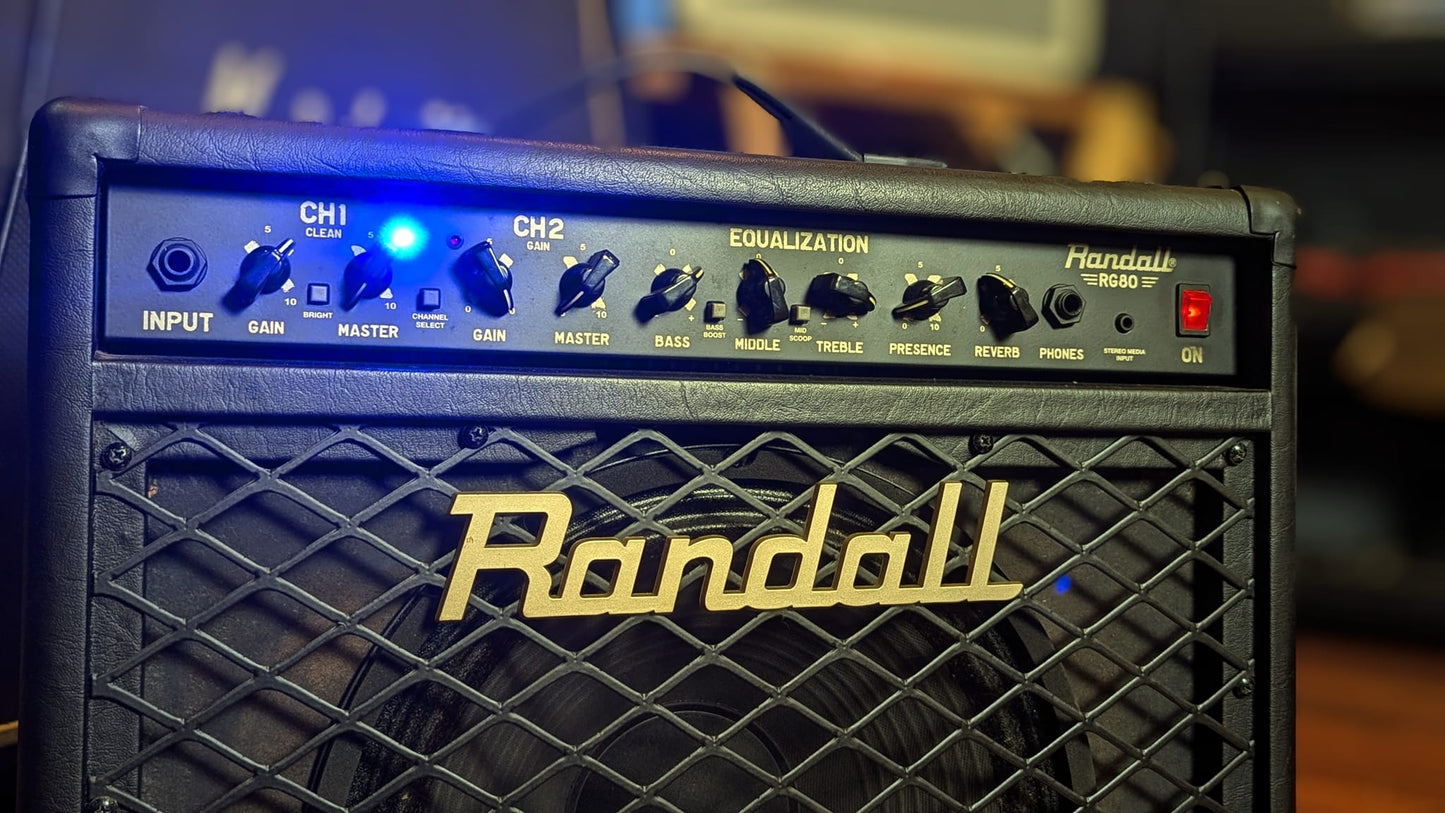 RANDALL RG80E 80WATT 1X12" GUITAR COMBO (USED)