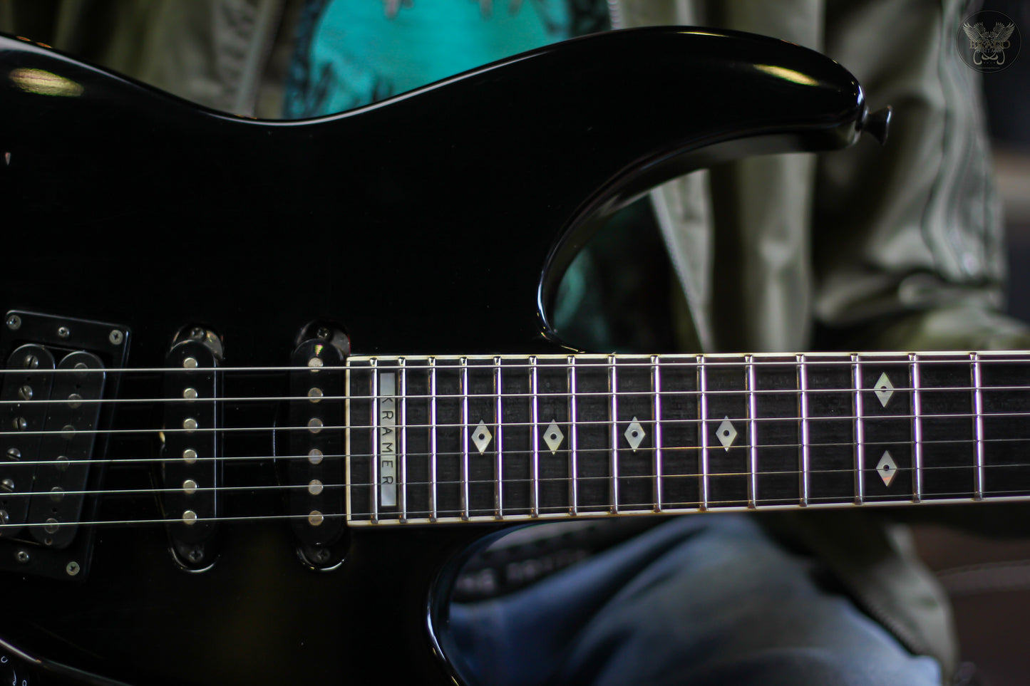 **RARE** 1988 KRAMER BLUES-BREAKER 512 BLACK MADE IN JAPAN (USED)