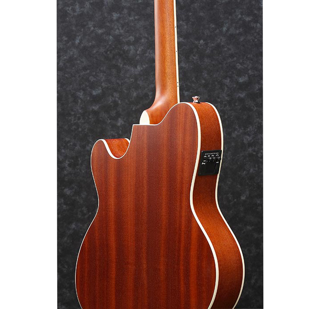 IBANEZ TCY12E-OPN TALMAN SERIES ACOUSTIC ELECTRIC GUITAR, OPEN PORE NATURAL