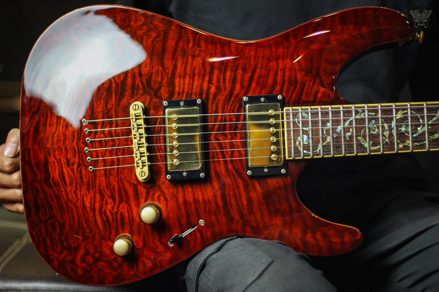 2008 SCHECTER C-1 CLASSIC ANTIQUE AMBER MADE IN KOREA (USED)