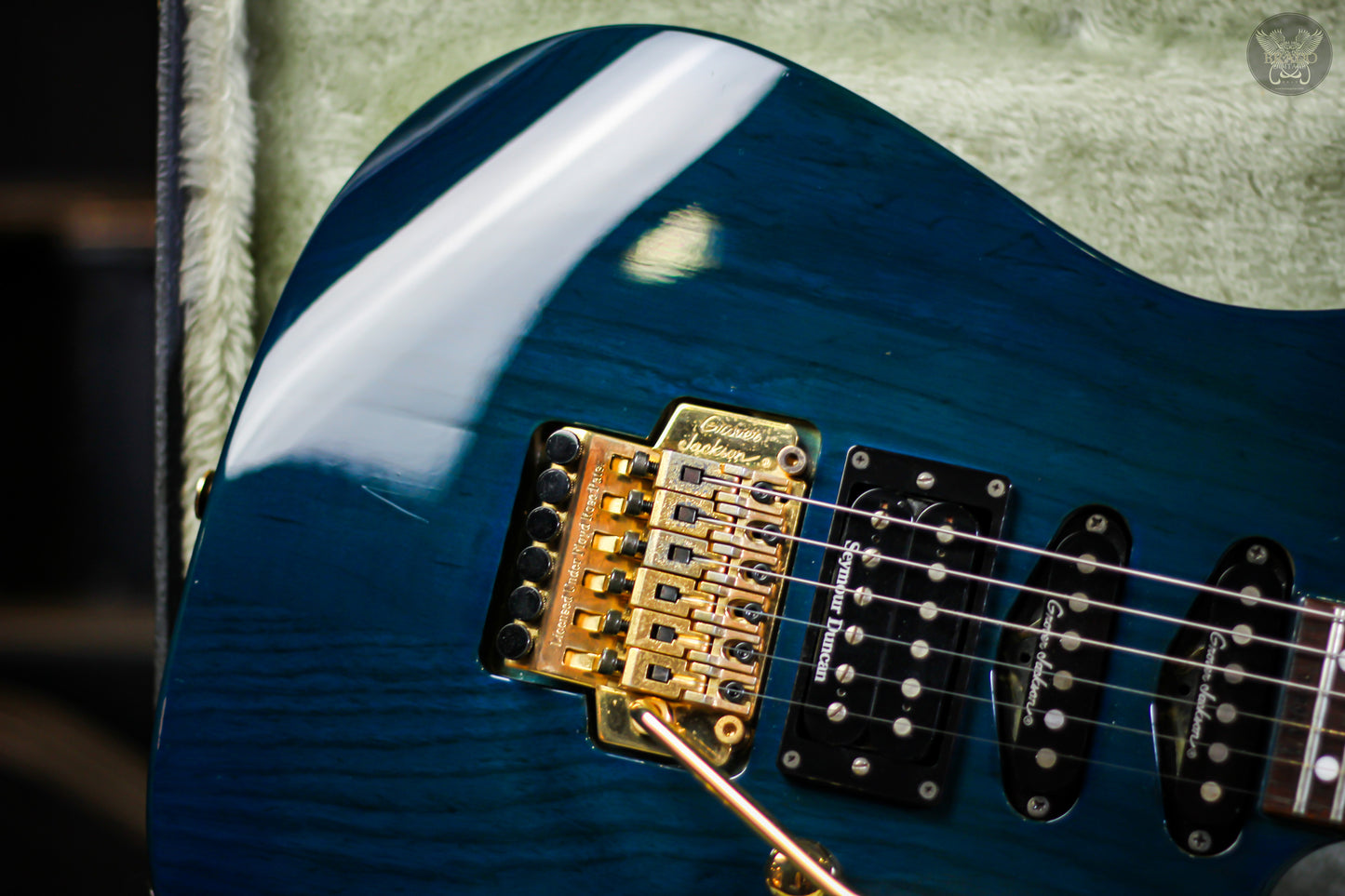 **RARE** 1990 GROVER JACKSON SOLOIST SSH TRANS BLUE MADE IN JAPAN (USED)
