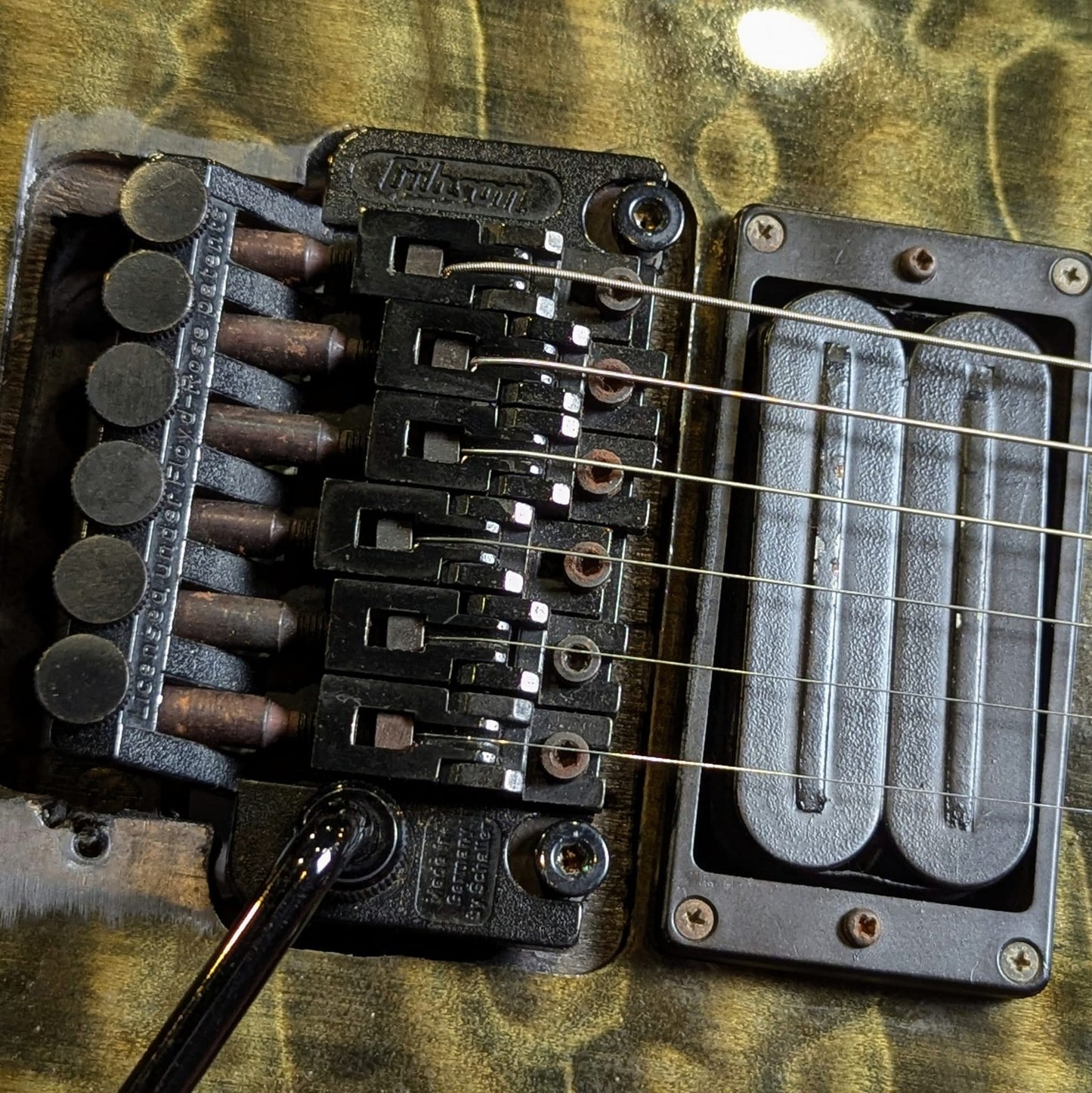 Custom guitar by customshopparts with Gibson Schaller Made In Germany (used)