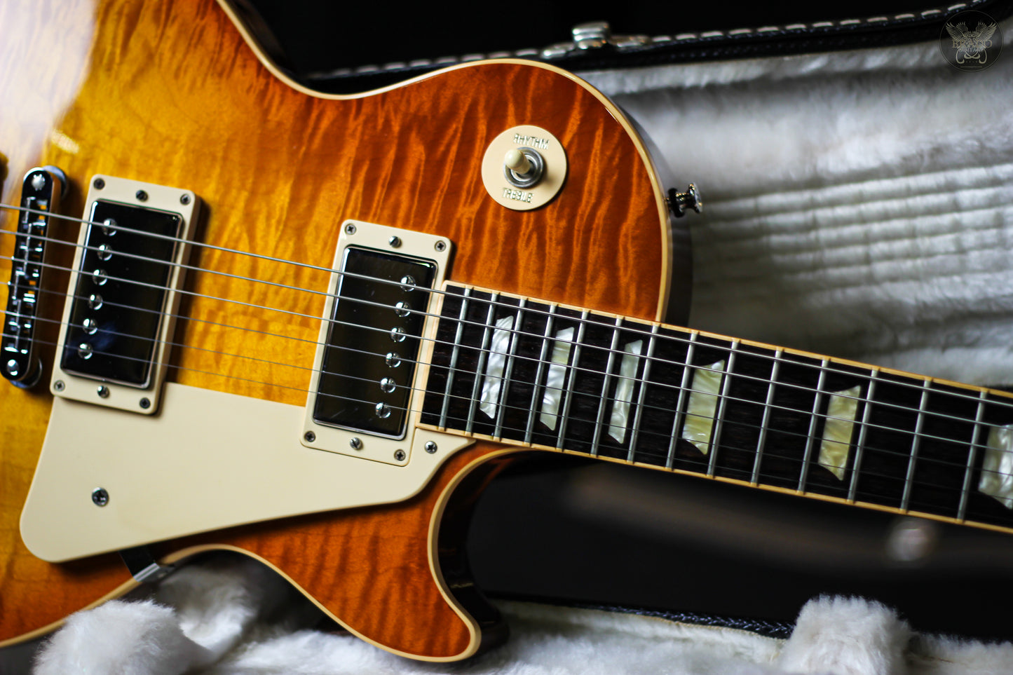 GIBSON 2012 LES PAUL TRADITIONAL PLUS LIGHT BURST w GIBSON OHSC MADE IN USA (MINT)