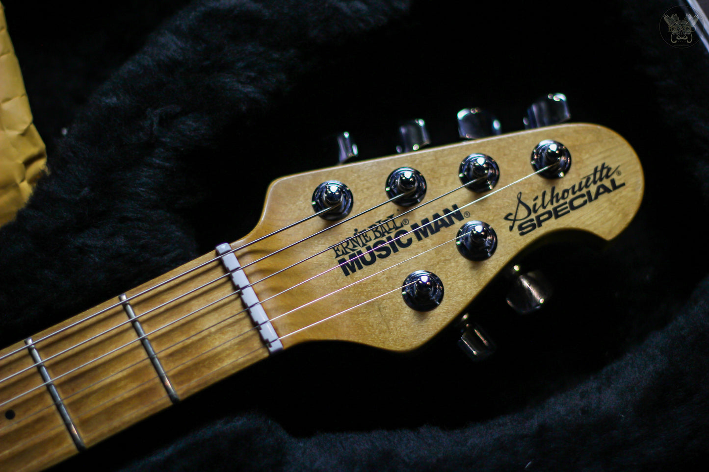 2012 MUSICMAN SILHOUETTE SPECIAL HSS HARDTAIL PIEZO w EBMM HARDCASE MADE IN USA (USED)