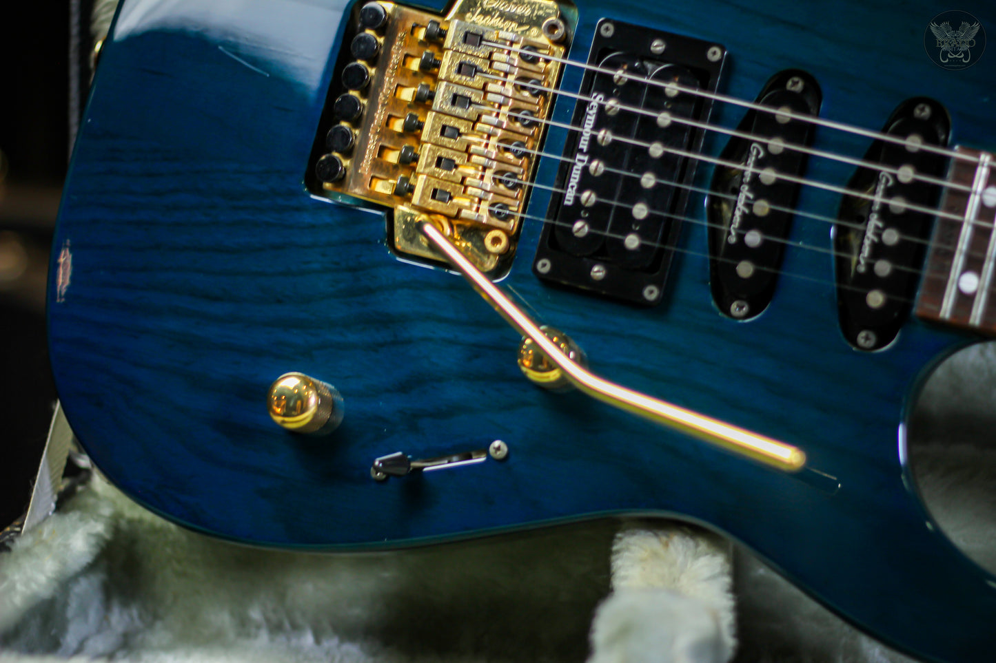 **RARE** 1990 GROVER JACKSON SOLOIST SSH TRANS BLUE MADE IN JAPAN (USED)