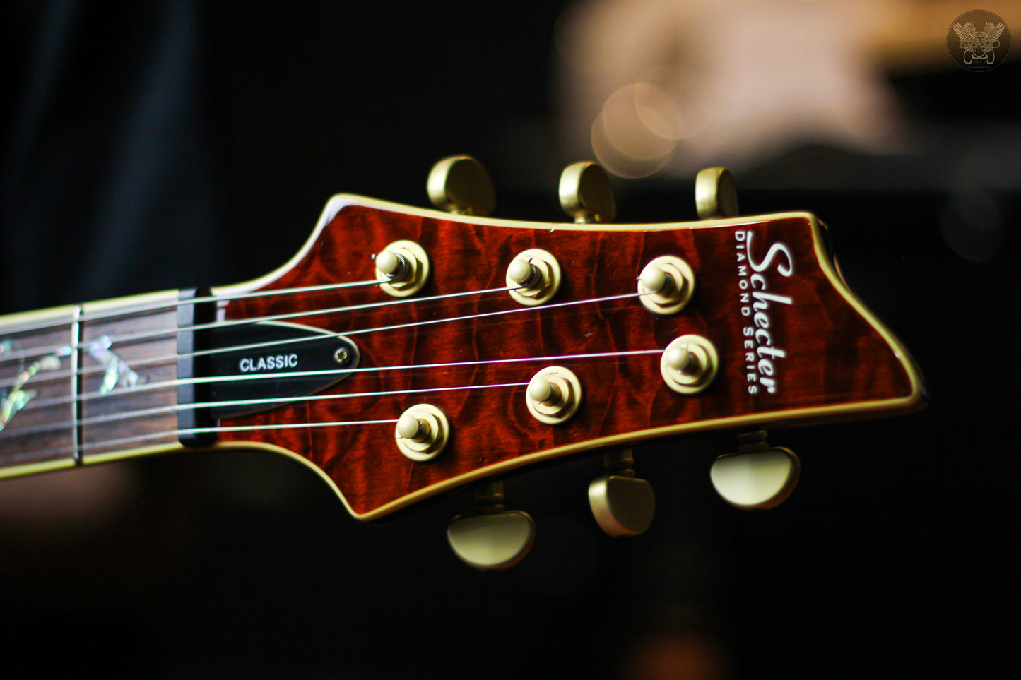 2008 SCHECTER C-1 CLASSIC ANTIQUE AMBER MADE IN KOREA (USED)
