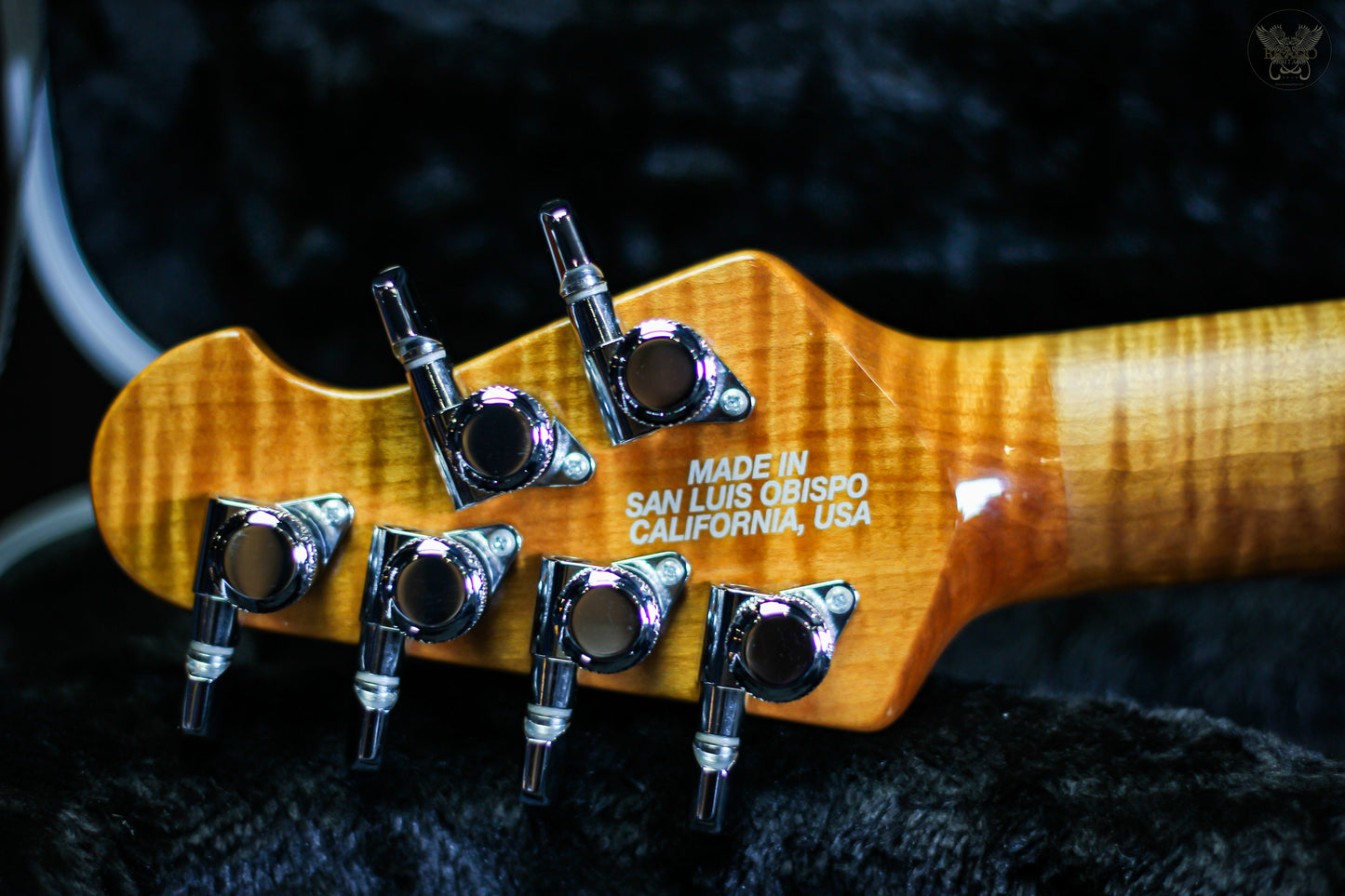 EBMM STEVE MORSE Y2D BFR DARK LORD LIMITED RUN BLACK BURST FLAME w EBMM OHSC MADE IN USA (USED)