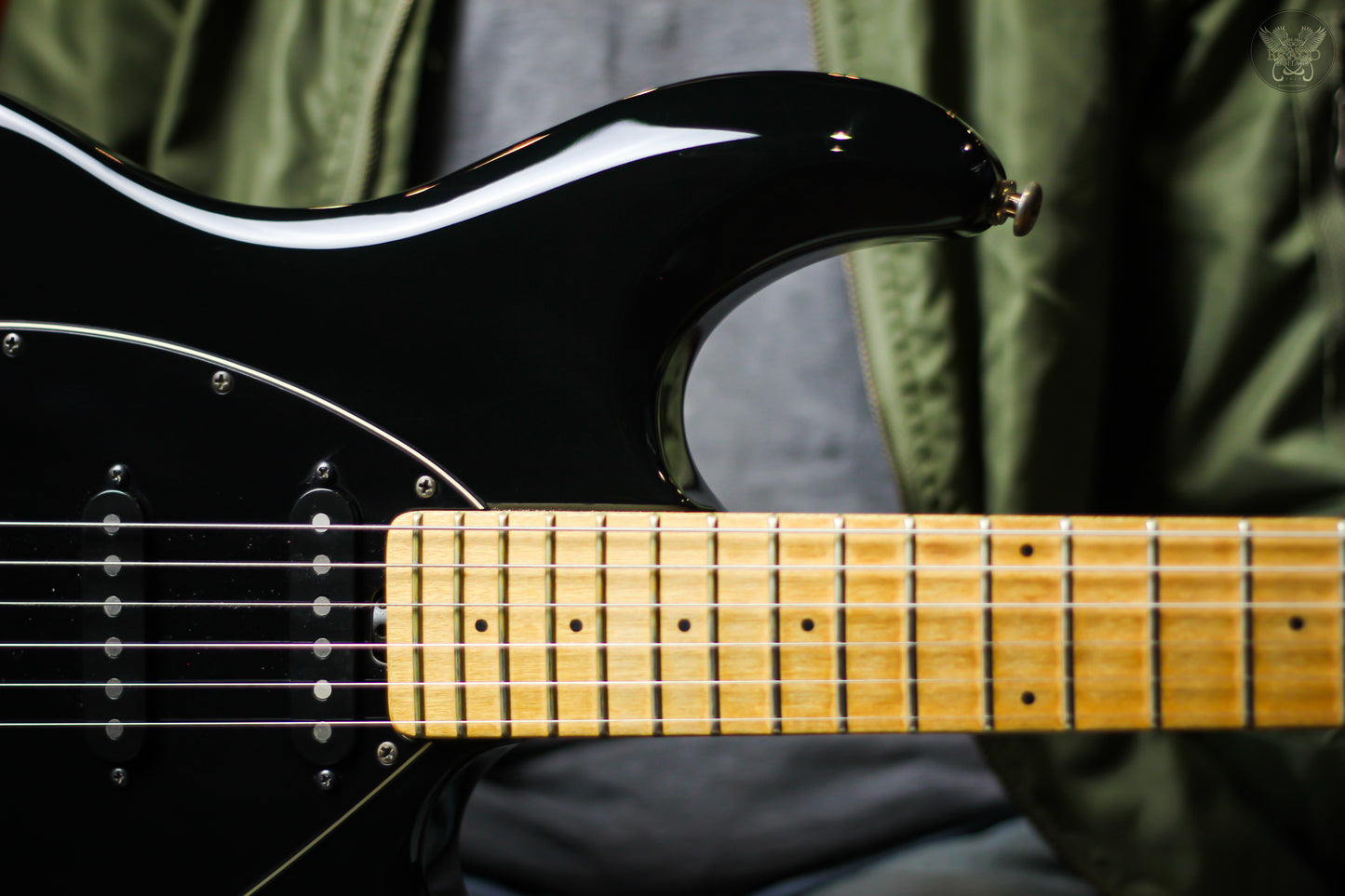 2012 MUSICMAN SILHOUETTE SPECIAL HSS HARDTAIL PIEZO w EBMM HARDCASE MADE IN USA (USED)