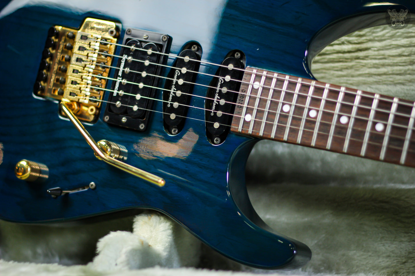 **RARE** 1990 GROVER JACKSON SOLOIST SSH TRANS BLUE MADE IN JAPAN (USED)