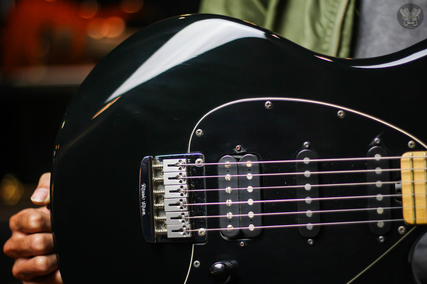 2012 MUSICMAN SILHOUETTE SPECIAL HSS HARDTAIL PIEZO w EBMM HARDCASE MADE IN USA (USED)