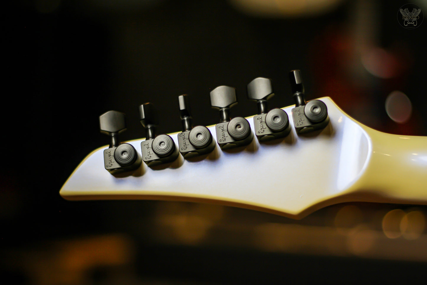**RARE** 1992 CARVIN DC135C PEARL WHITE w CARVIN OHSC HC10 MADE IN USA