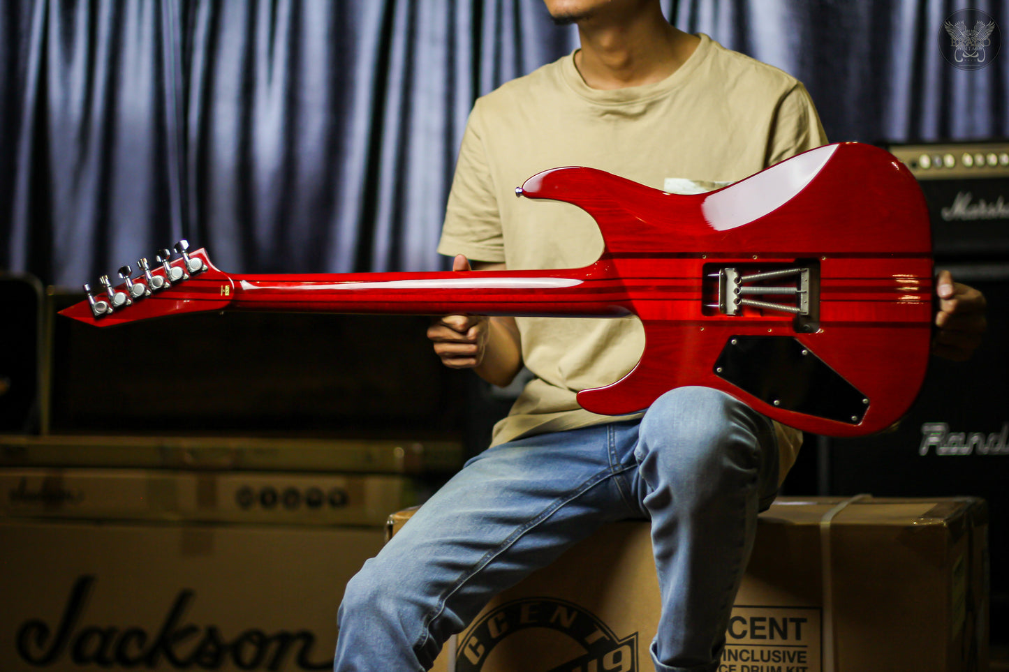 2000 EDWARDS E-HR-120D SEE THRU RED MADE IN JAPAN (USED)