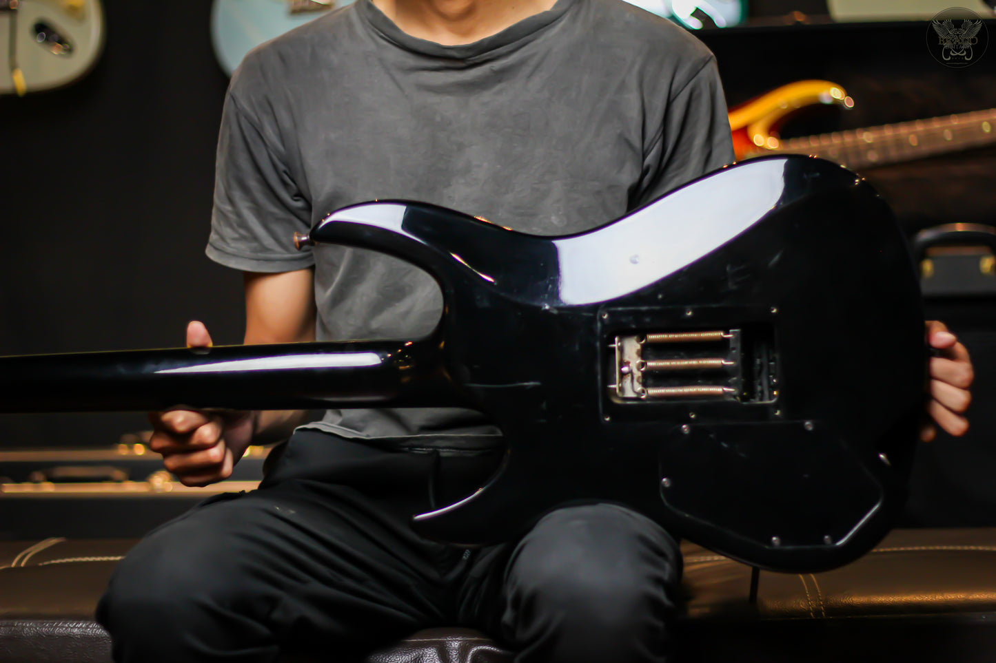 **RARE** 1990 YAMAHA RGX CUSTOM BLACK (USED)