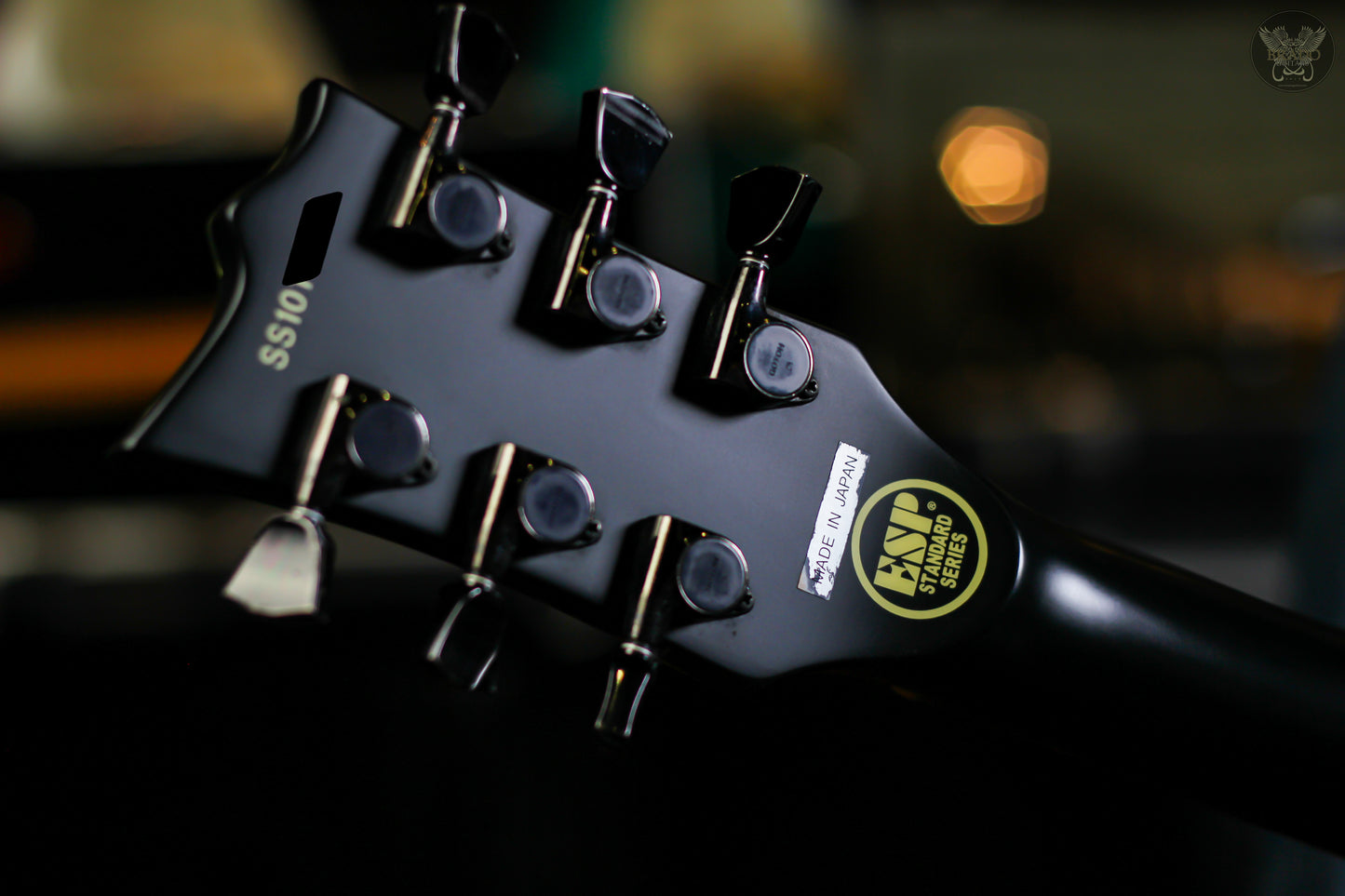 2010 ESP ECLIPSE DOUBLE CUT STANDARD DC-STD BLACK SATIN w ESP HARDCASE MADE IN JAPAN (USED)