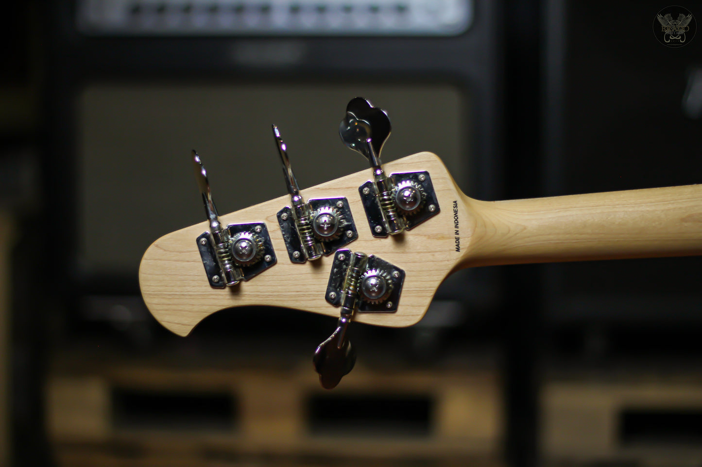 STERLING STINGRAY RAY4 RUBY RED BURST SATIN ELECTRIC BASS (MINT)