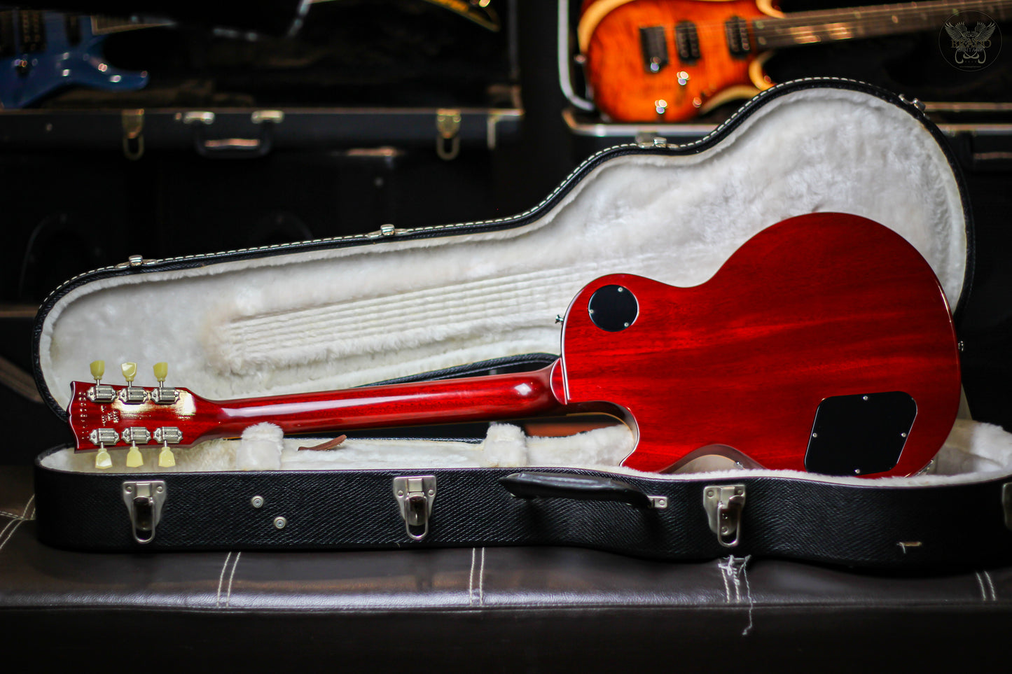 GIBSON 2012 LES PAUL TRADITIONAL PLUS LIGHT BURST w GIBSON OHSC MADE IN USA (MINT)