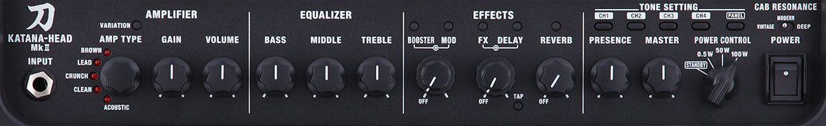 Boss Katana Head MkII - 100-watt Guitar Amp Head