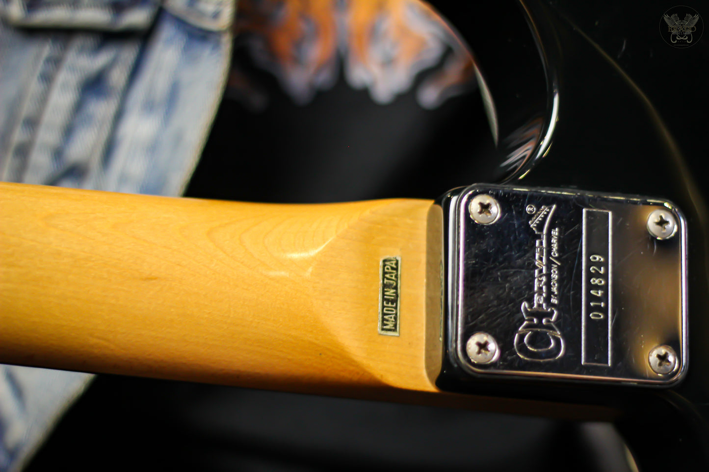 1992 CHARVEL CX-391 BLACK MADE IN JAPAN (USED)