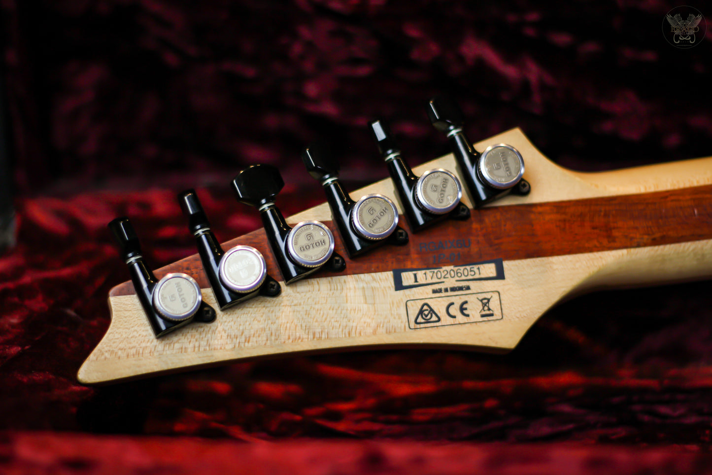 2017 IBANEZ RGAIX6U-ABS IRON LABEL ANTIQUE BROWN STAINED (USED)