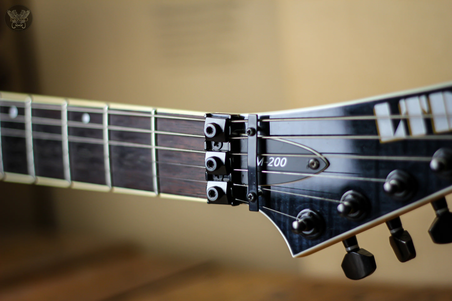 2020 LTD M-200FM SEE THRU BLACK (USED)