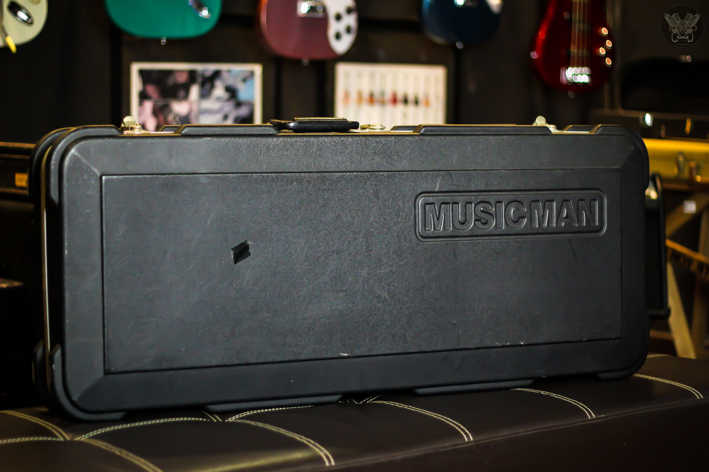2009 ERNIE BALL MUSIC MAN 25TH ANNIVERSARY VENETIAN REDBURST w EBMM MOLDED HARDCASE MADE IN USA (USED)