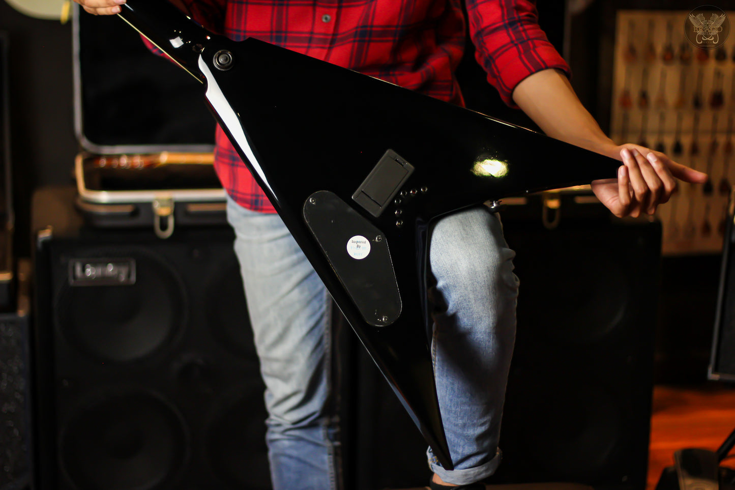 DEAN DAVE MUSTAINE VMNT PEACE SELLS GRAPHIC SIGNATURE GUITAR (USED)