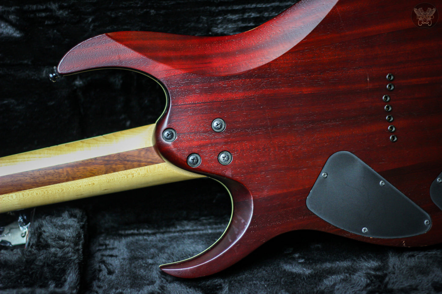 IBANEZ RGAIX7FM IRON LABEL 7 STRING TRANSPARENT GREY FLAT (USED)