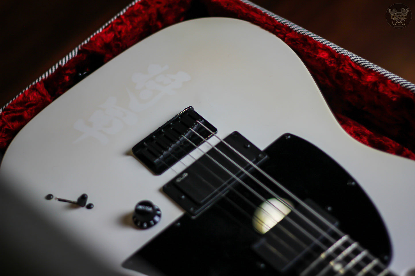 2019 FENDER ARTIST JIM ROOT SIGNATURE TELECASTER FLAT WHITE w FENDER BLACK TWEED HARDCASE (USED)