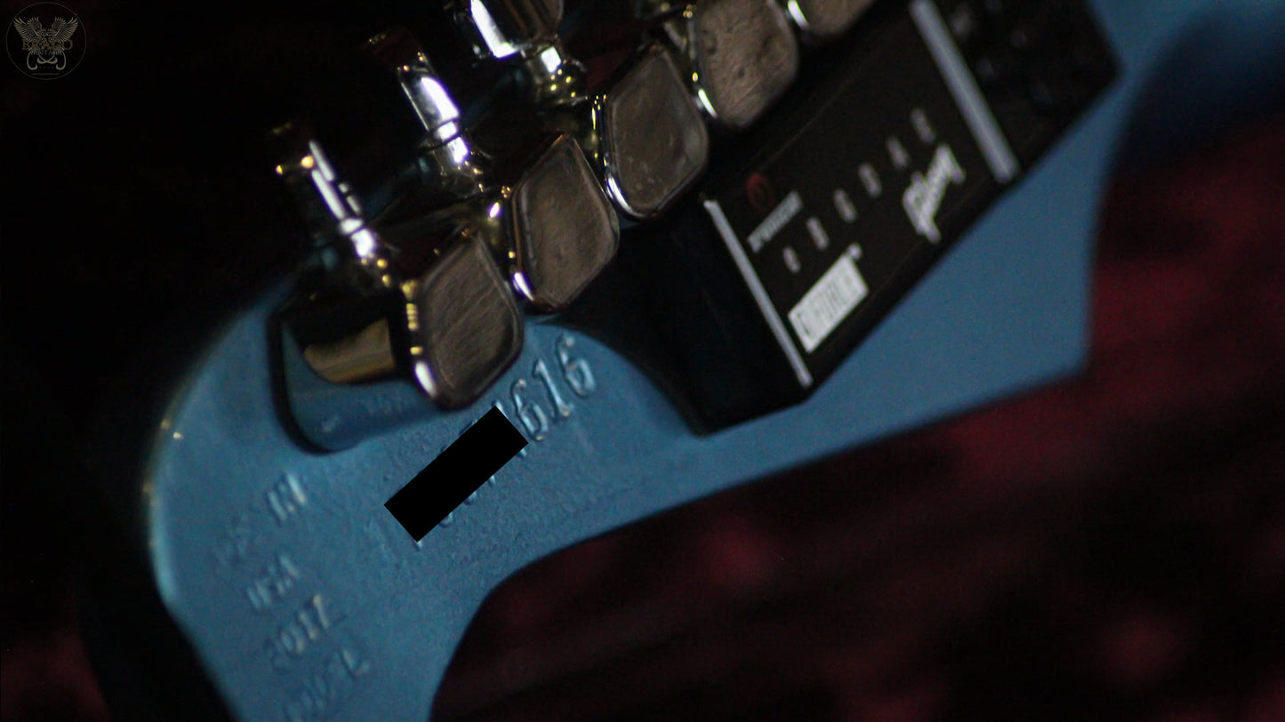 GIBSON FIREBIRD STUDIO HP HIGH PERFORMANCE PELHAM BLUE (NOS)