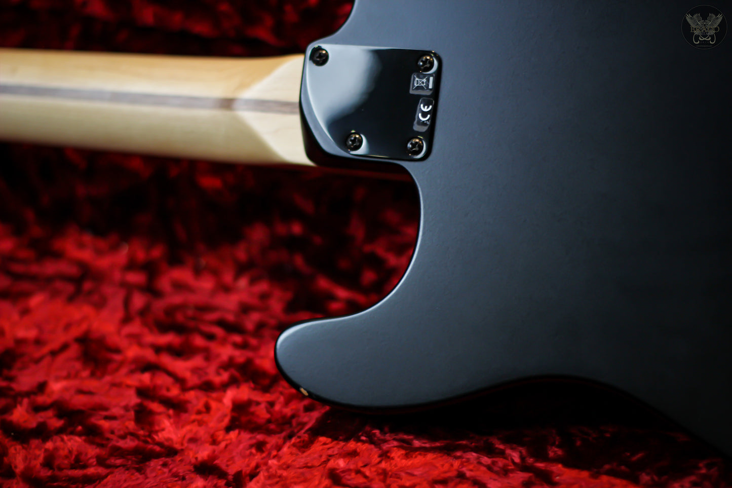 2020 FENDER ARTIST JIM ROOT STRATOCASTER SIGNATURE GUITAR FLAT BLACK w FENDER G&G BLACK TWEED HARDCASE MADE IN USA (MINT)