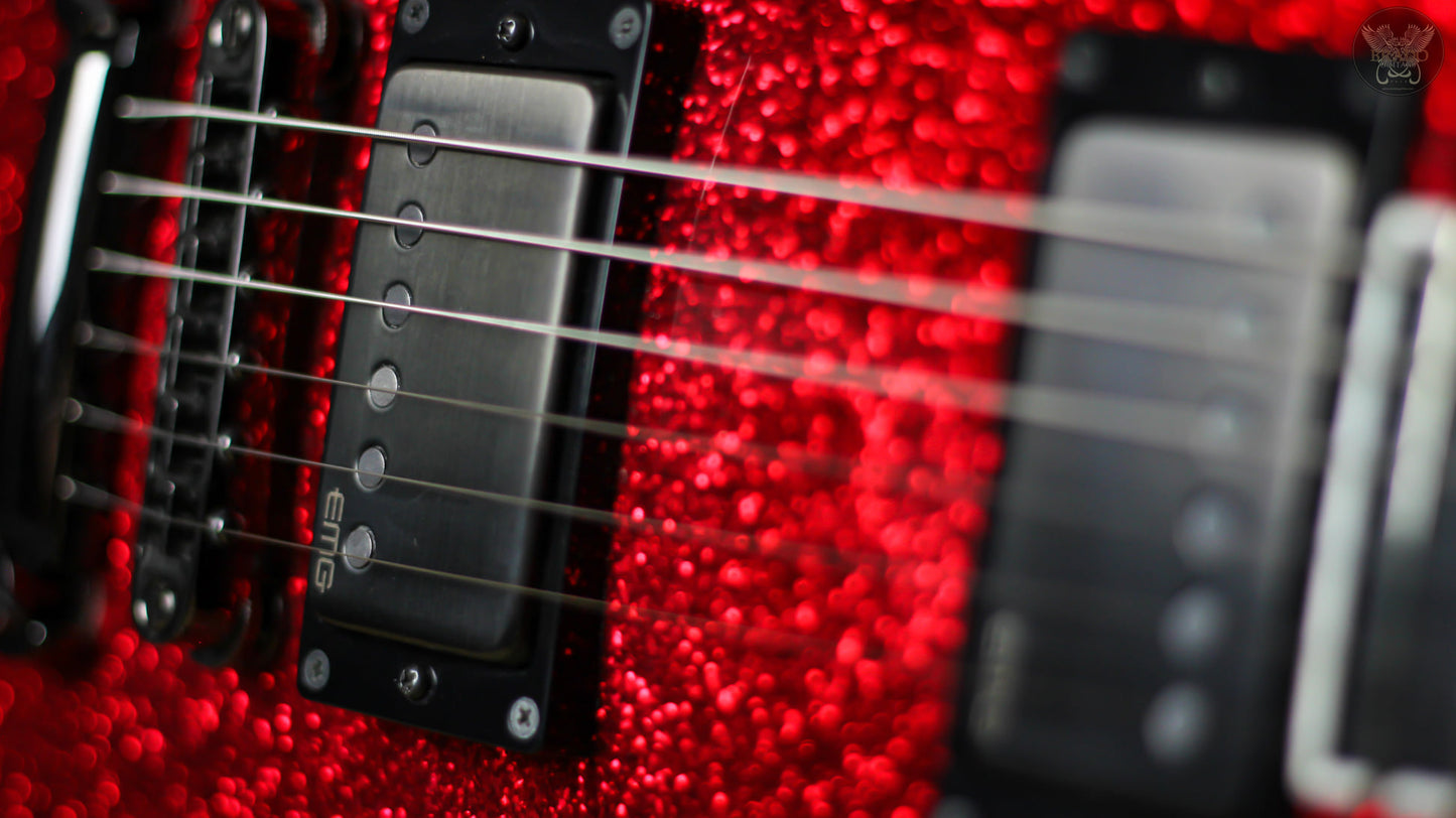2019 ESP E-II ECLIPSE DB RED SPARKLE MADE IN JAPAN (MINT)