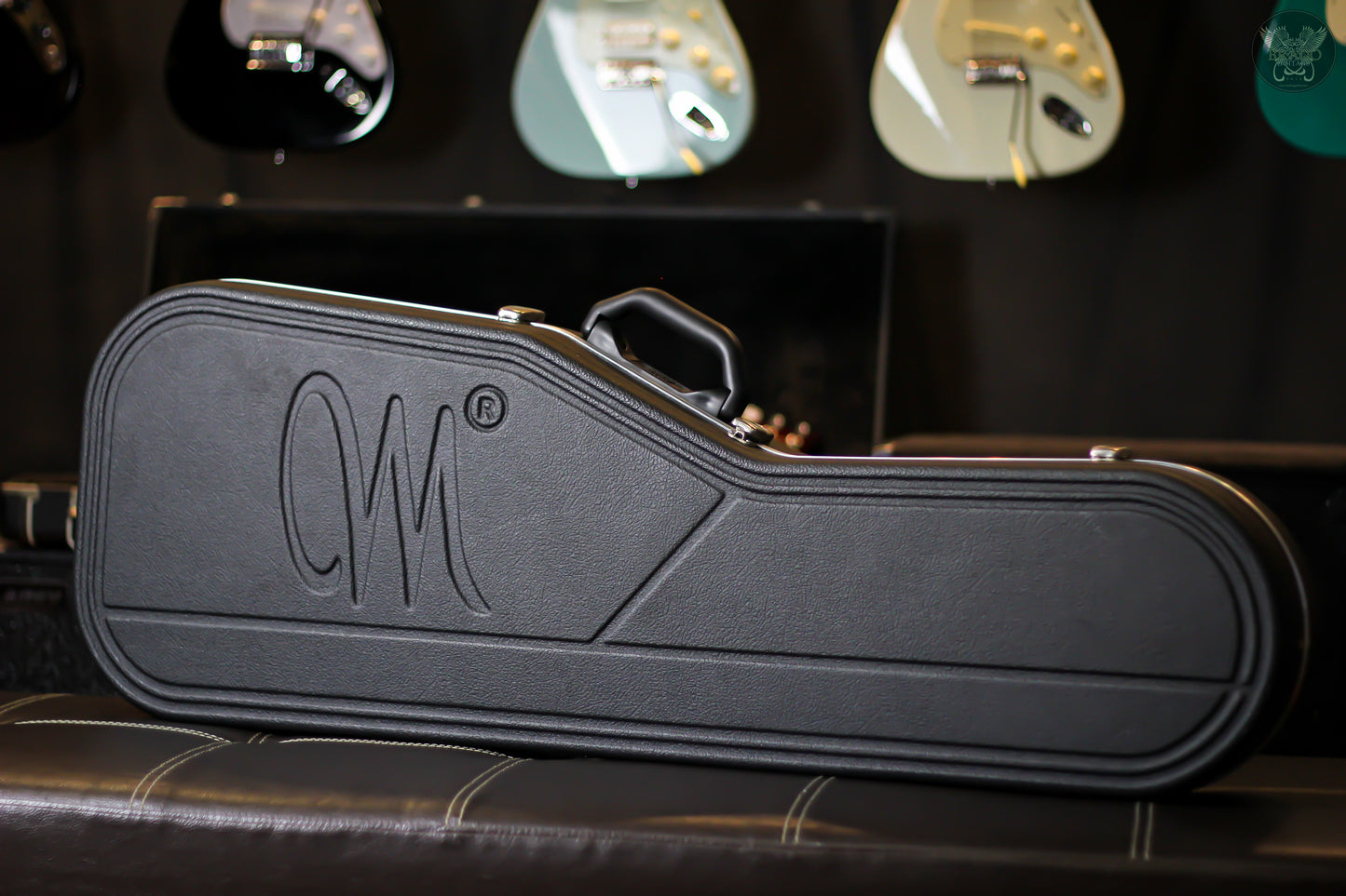 MAYONES REGIUS CORE 6 TRANSPARENT DIRTY RED BURST w MAYONES HISCOX HARDCASE HANDCRAFTED IN POLAND (USED)