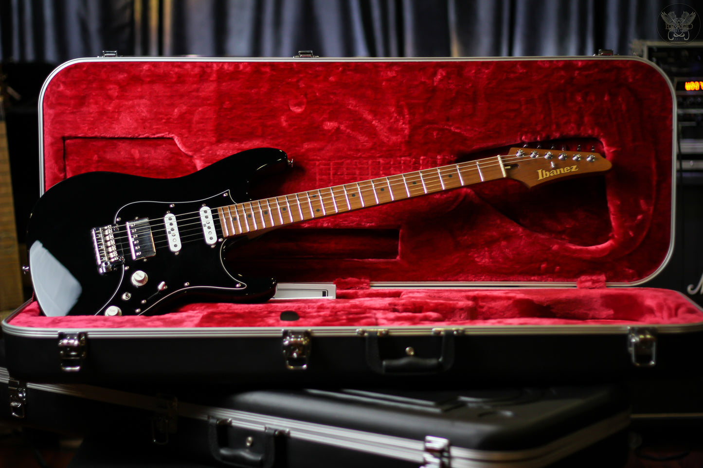 2021 IBANEZ PRESTIGE AZ2204B BLACK w OHCS MADE IN JAPAN (MINT)