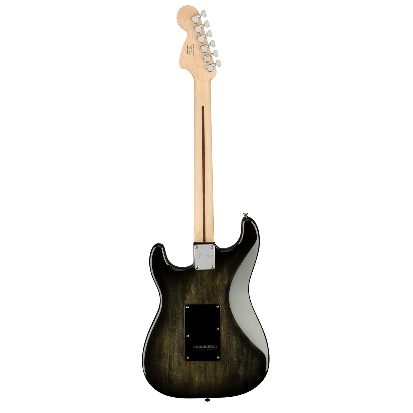 Squier Affinity Series HSS Stratocaster FMT Electric Guitar, Maple FB, Black Burst