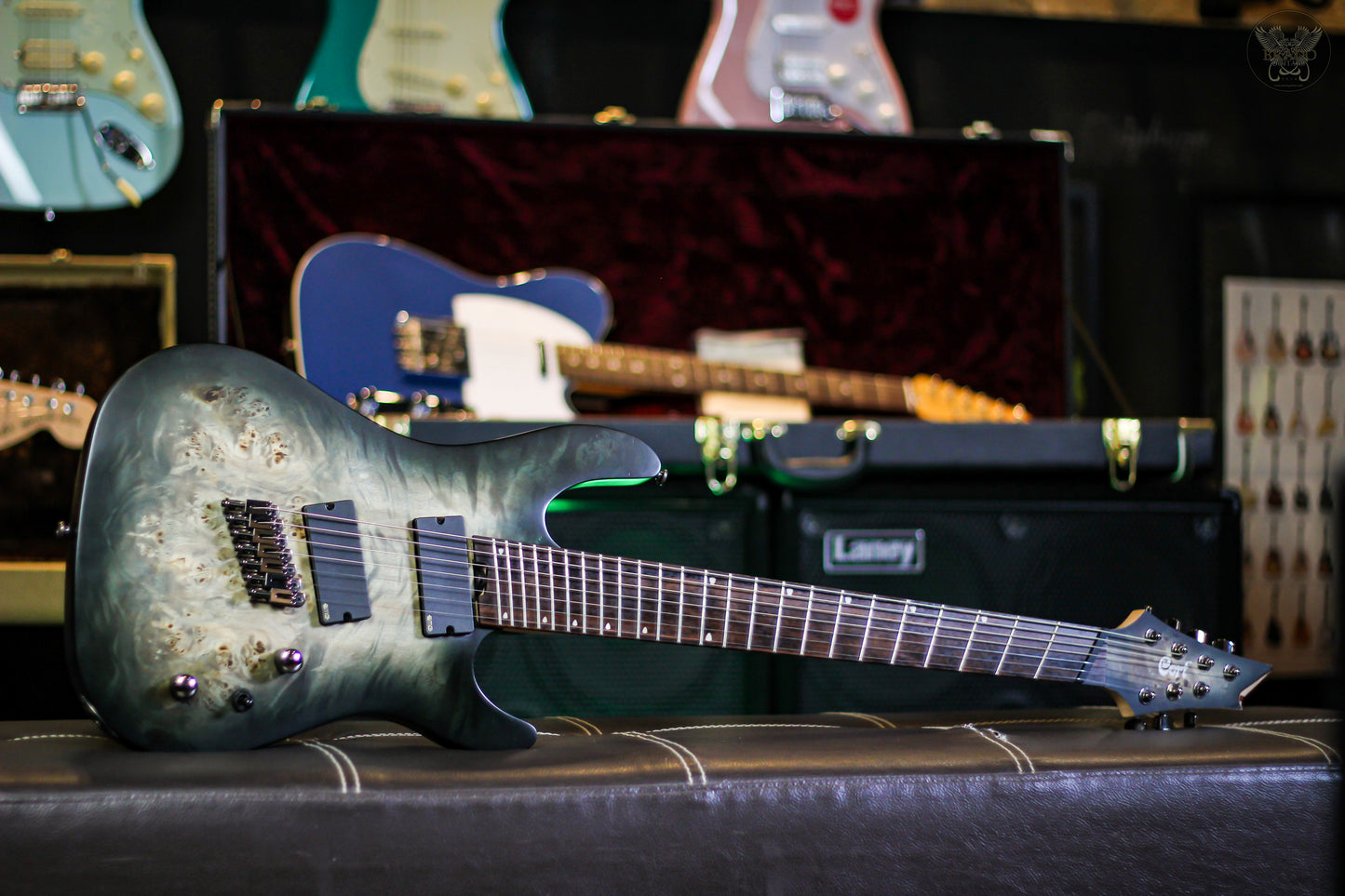 CORT KX500MS SDB 7 STRING MULTI-SCALE GUITAR (MINT)