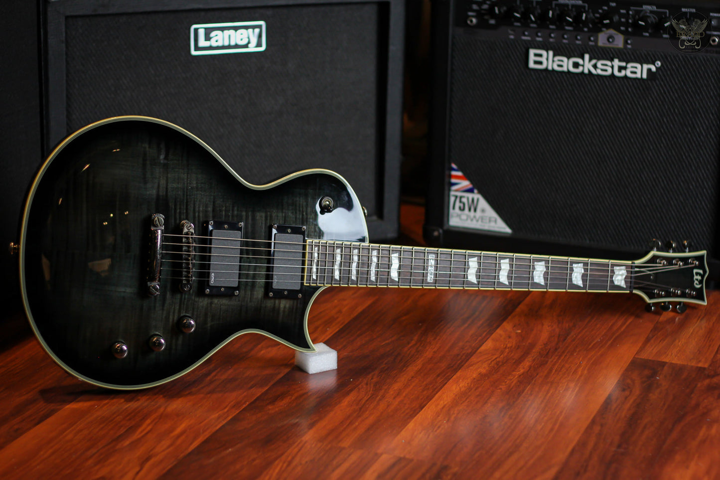 LTD EC-401FM SEE THRU BLACK MADE IN KOREA (USED)