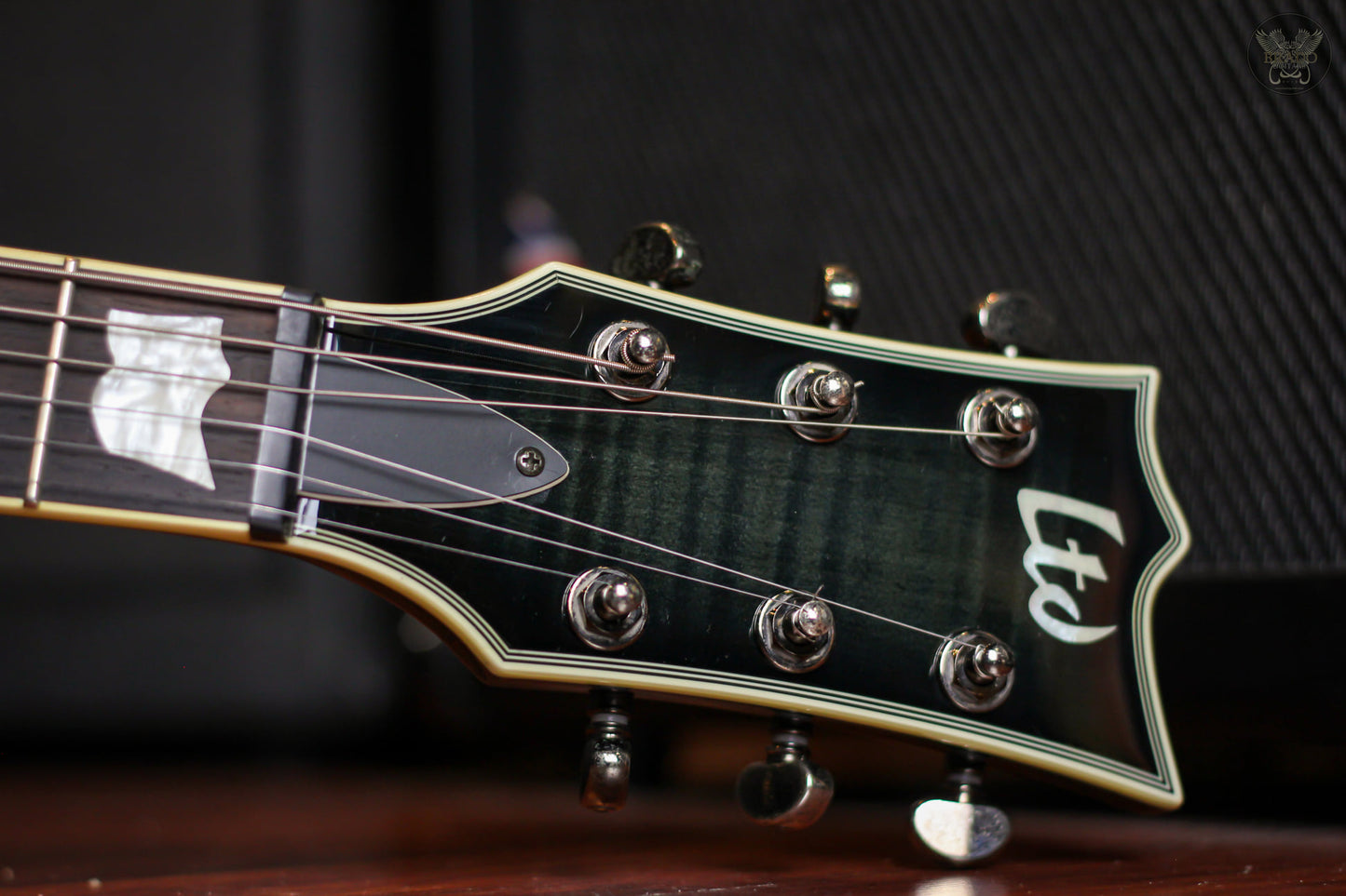 LTD EC-401FM SEE THRU BLACK MADE IN KOREA (USED)