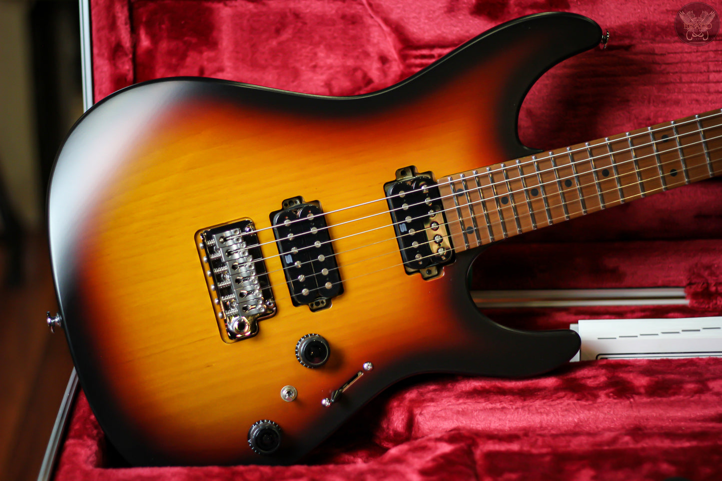 2018 IBANEZ PRESTIGE AZ2402-TFF TRI-FADE BURST FLAT w IBANEZ OHCS MADE IN JAPAN (MINT)