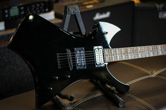 LTD AXXION LIMITED RUN DAVE MUSTAINE SIGNATURE GUITAR w ESP HARDCASE (NOS)