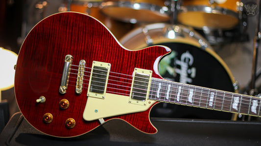 LTD KH-DC KIRK HAMMETT SIGNATURE GUITAR SEE THRU BLACK CHERRY (NOS)