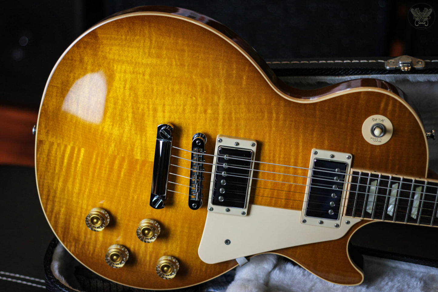 GIBSON 2010 LES PAUL TRADITIONAL PLUS HONEY BURST w GIBSON OHSC MADE IN USA (MINT)