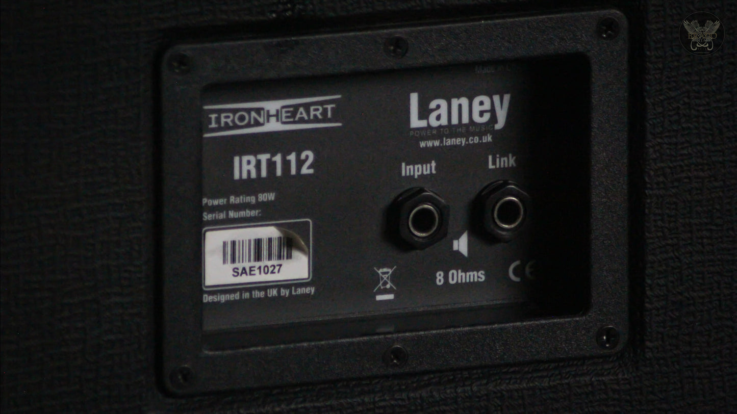 LANEY IRONHEART IRT112 80WATT 1x12" SPEAKER CABINET (USED)