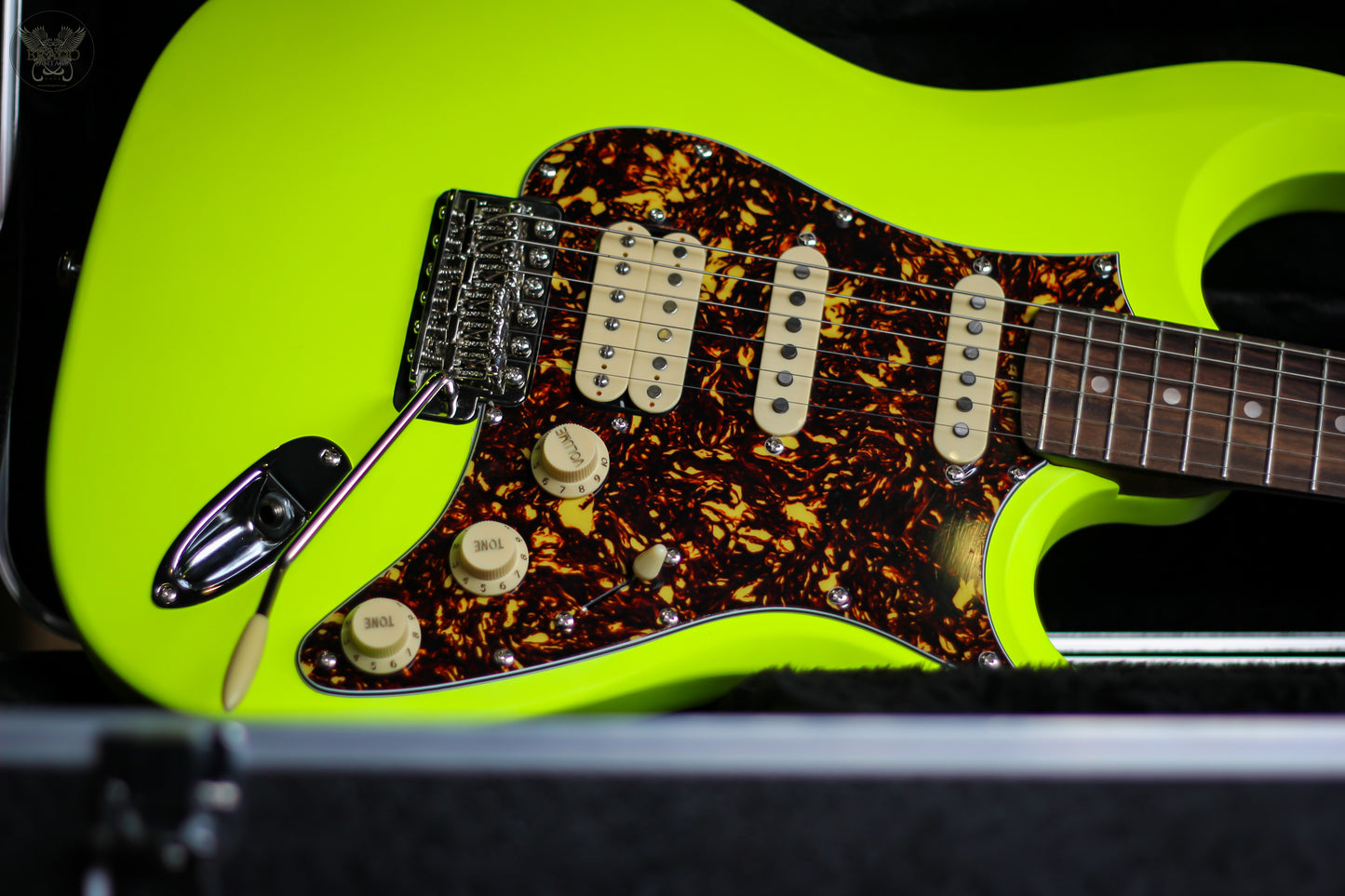 **RARE** HILCS LIMITED EDITION ANDY FLOP POPPY SIGNATURE TONE BREAKER #4 LUMINOUS YELLOW w HARDCASE HANDCRAFTED IN MALAYSIA (NEW)