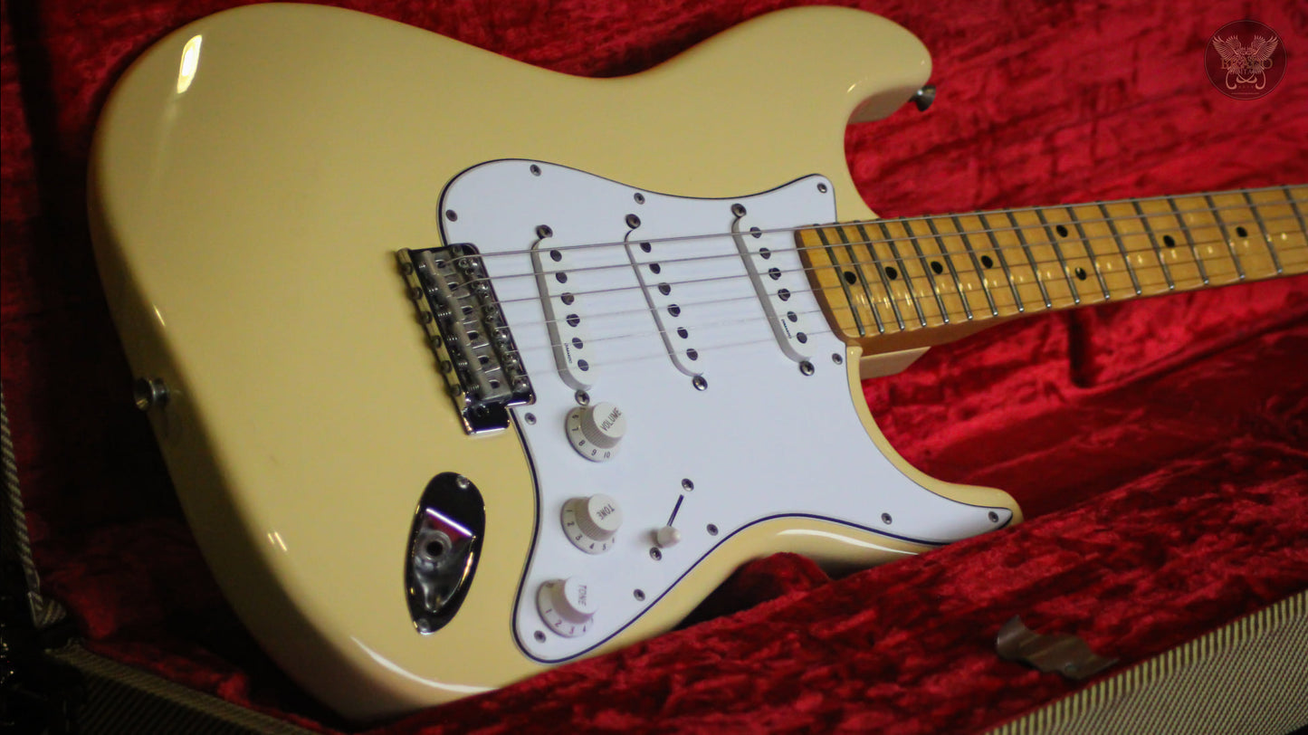 **RARE**2002 FENDER YNGWIE MALMSTEEN SIGNATURE ST71-140YM YWH CRAFTED IN JAPAN w FENDER TWEED CASE (USED)