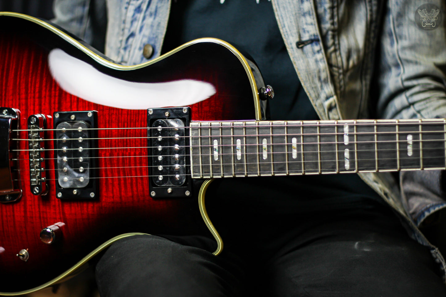 HAGSTROM ULTRA SWEDE BURGUNDY BURST (NEW)
