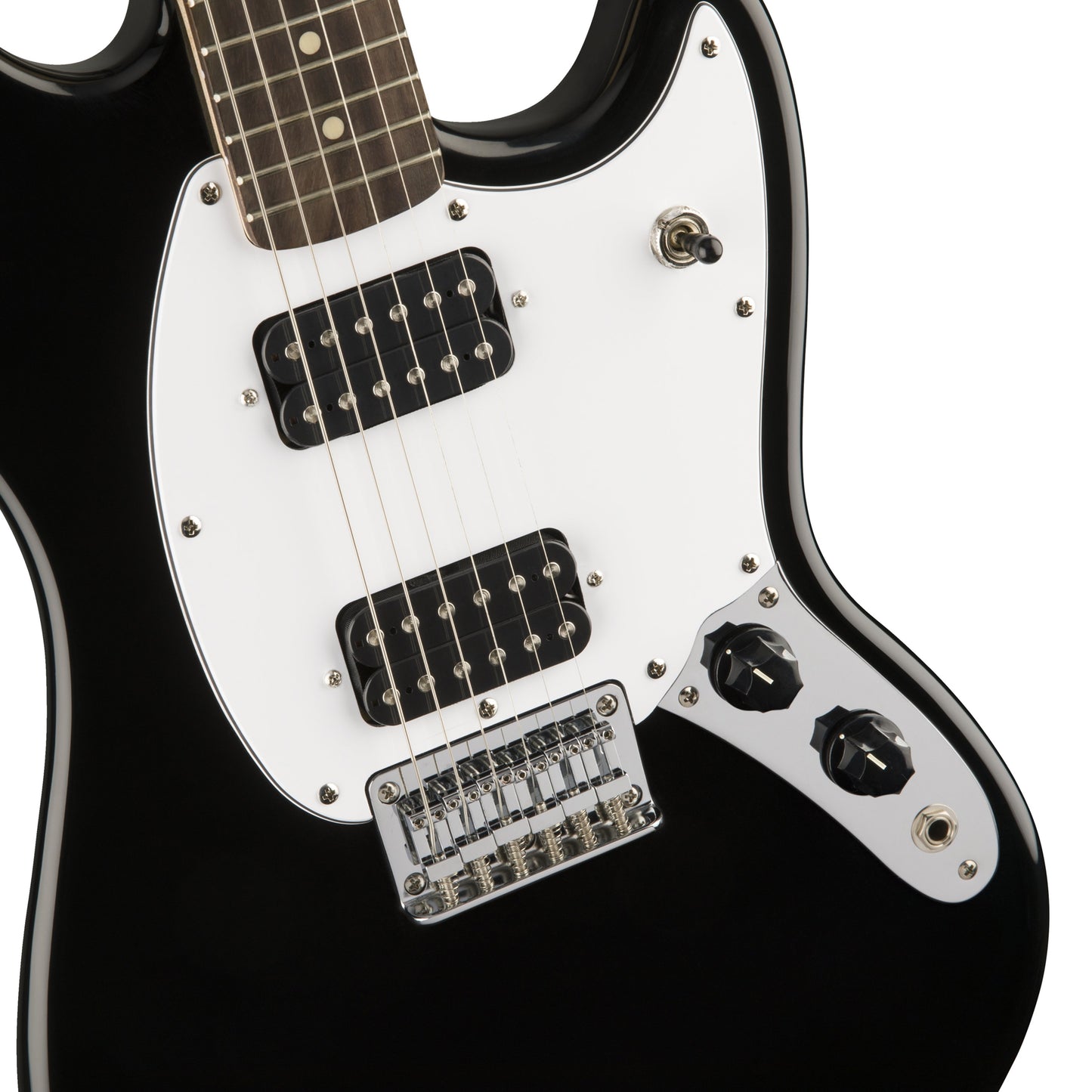 Squier Bullet Mustang HH Electric Guitar, Laurel FB, Black