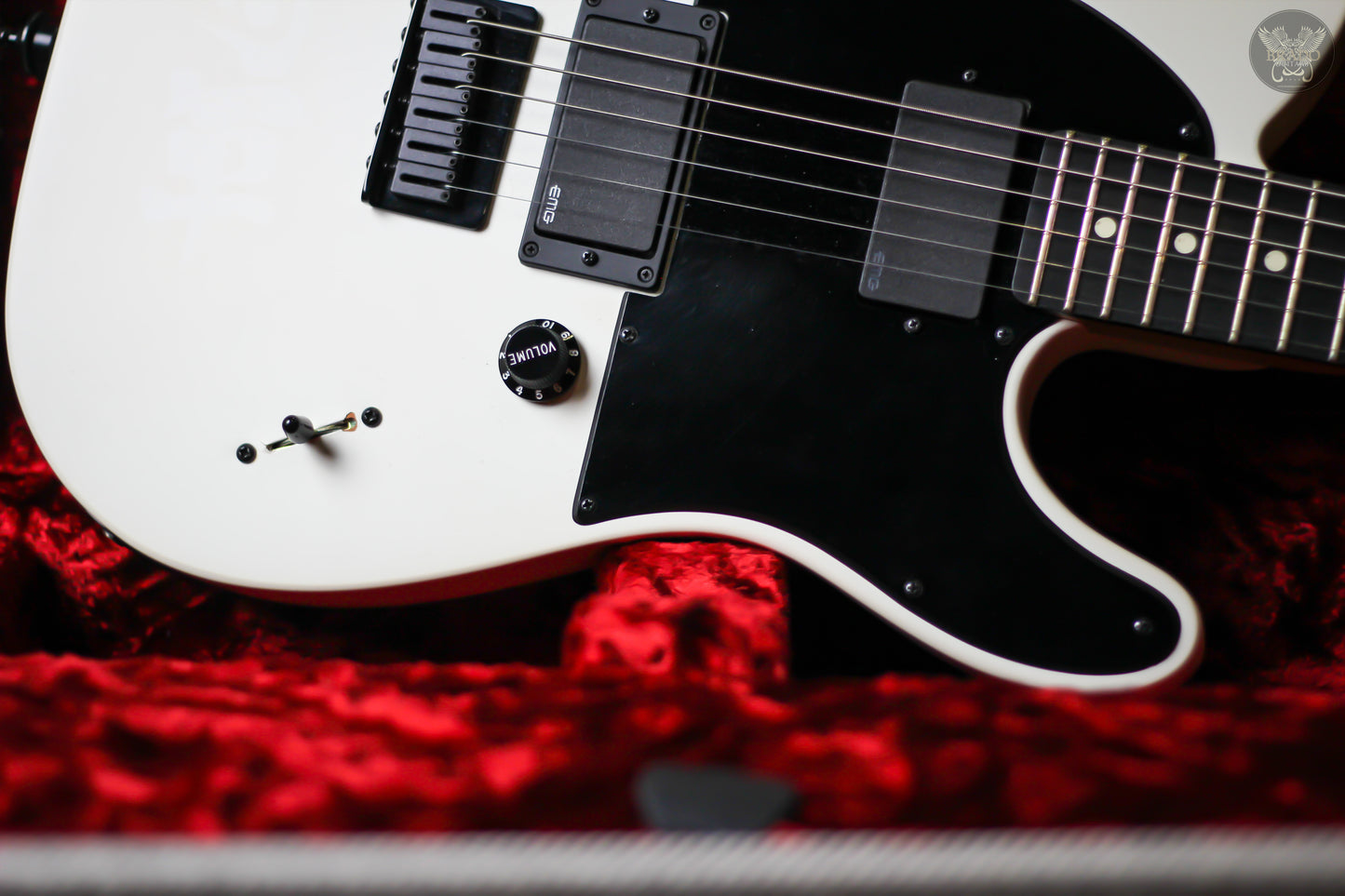 2019 FENDER ARTIST JIM ROOT SIGNATURE TELECASTER FLAT WHITE w FENDER BLACK TWEED HARDCASE (USED)