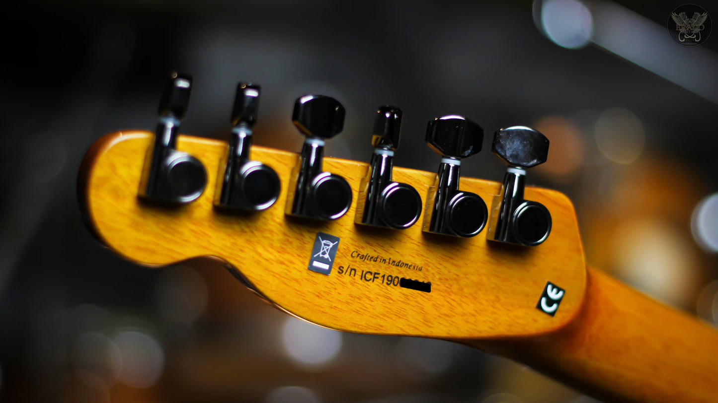FENDER SPECIAL EDITION CUSTOM TELECASTER FMT HH AMBER (NOS)